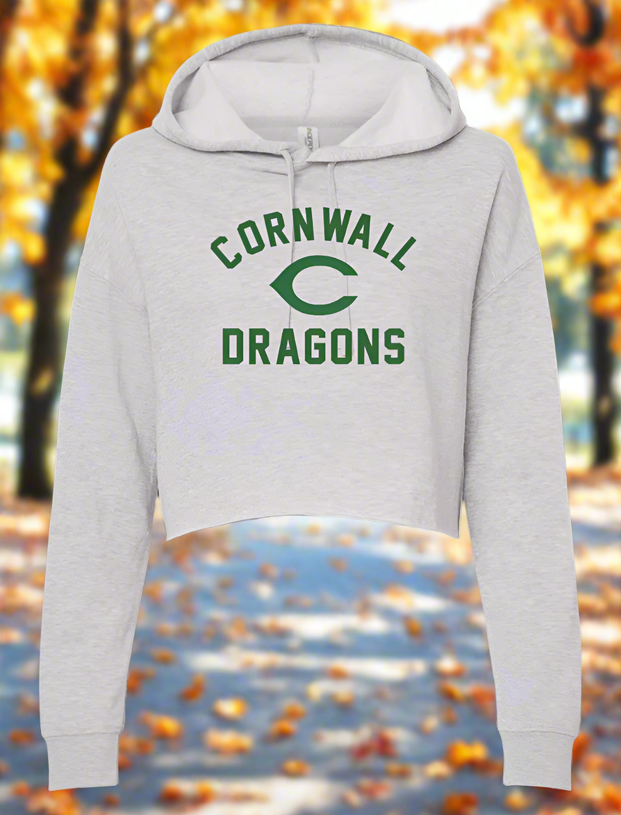 Cornwall Lightweight Crop Hooded Sweatshirt