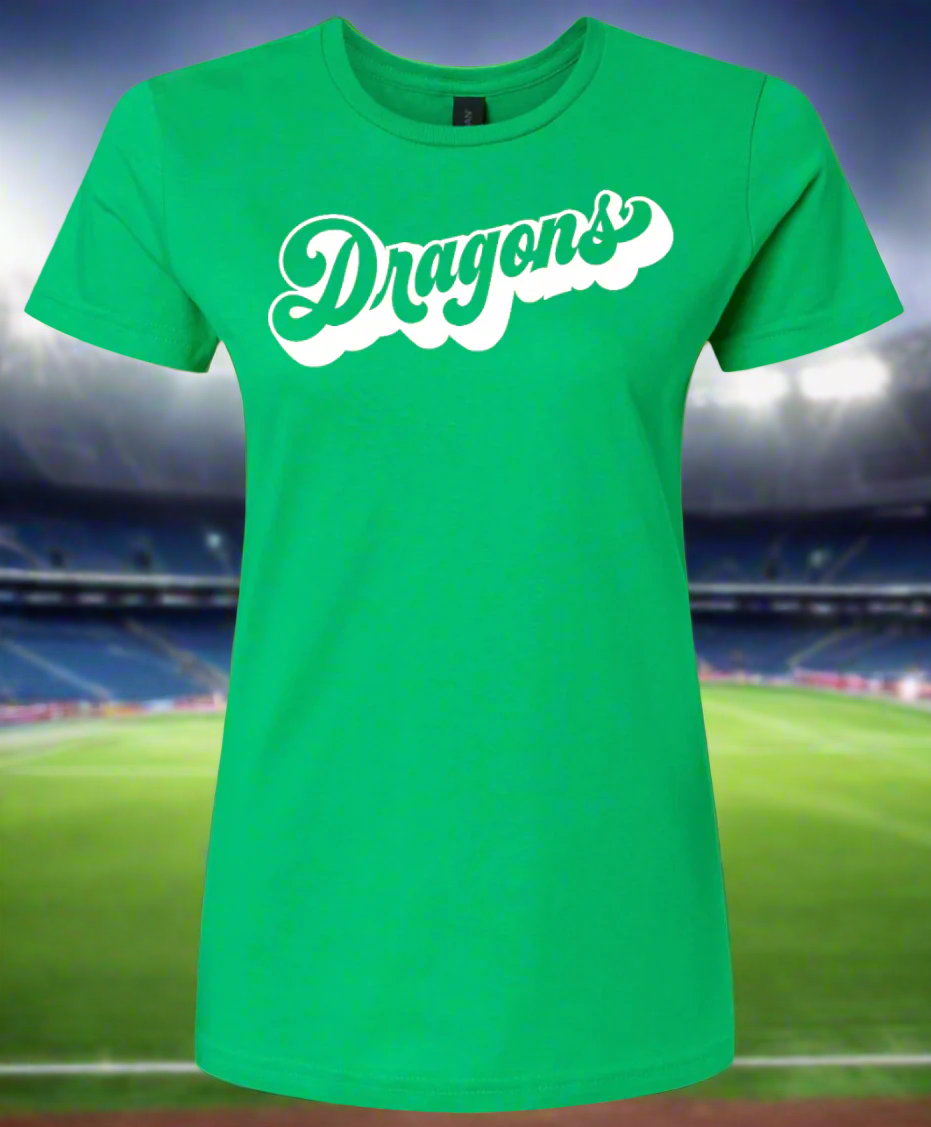 Cornwall Retro Dragon Softstyle® Women’s T-Shirt