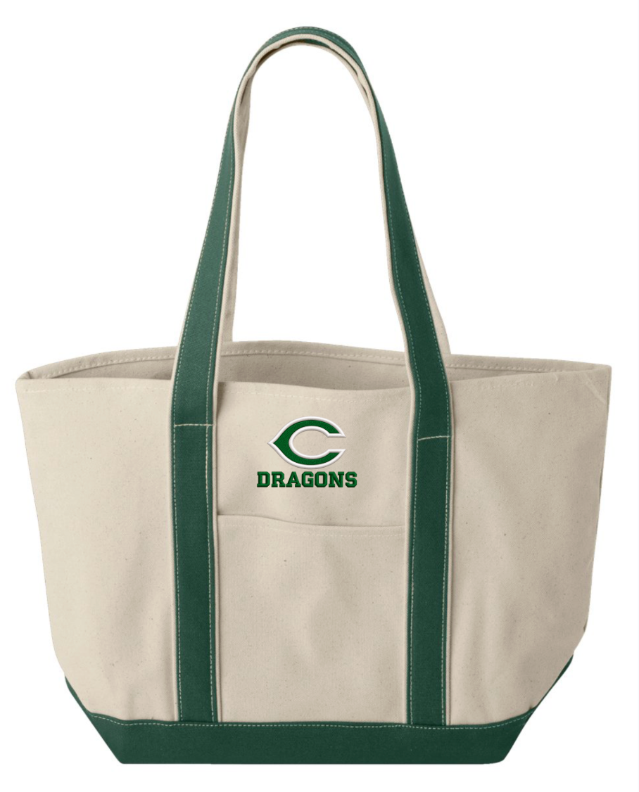 Cornwall Large Cotton Canvas Classic Teacher Tote