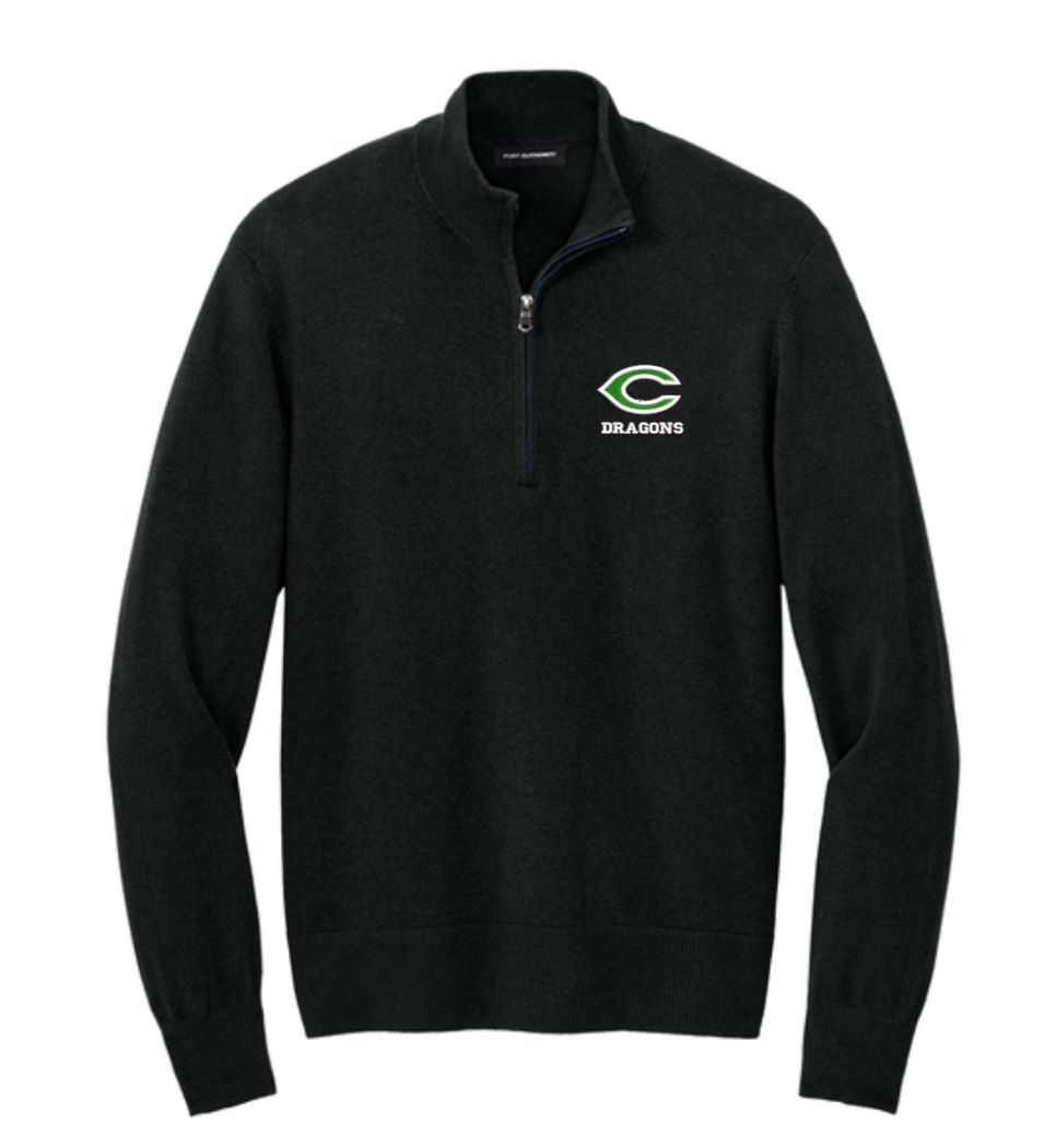 Cornwall Easy Care 1/4-Zip Sweater